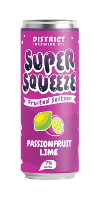 Passionfruit Lime Super Squeeze Fruited Seltzer