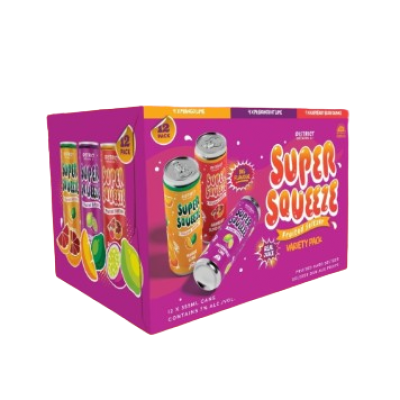Super Squeeze Fruited Seltzer- Variety Pack