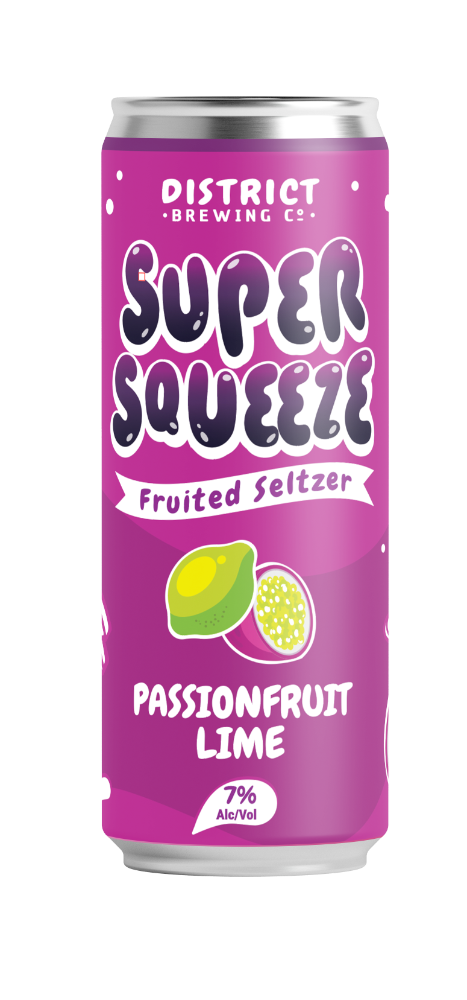 Passionfruit Lime Super Squeeze Fruited Seltzer